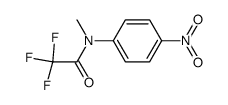N-(trifluoroacetyl)-N-methyl-4-nitroaniline结构式