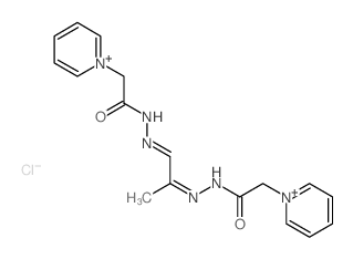 2-(1-piperidyl)-N-[[(1Z)-1-[[2-(2H-pyridin-1-yl)acetyl]hydrazinylidene]propan-2-ylidene]amino]acetamide结构式
