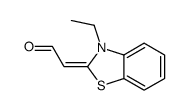 2-(3-ethyl-1,3-benzothiazol-2-ylidene)acetaldehyde Structure