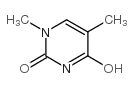 1-METHYLTHYMINE Structure