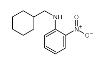 N-环己基甲基-邻硝基苯胺结构式