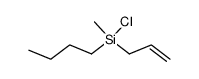 allylchloromethylbutylsilane结构式