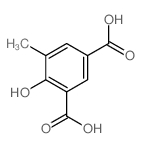 4-羟基-5-甲基-异邻苯二甲酸结构式