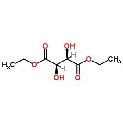L-(+)-Tartaric acid diethyl ester Structure