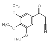 3,4,5-三甲氧基苯甲酰乙腈结构式