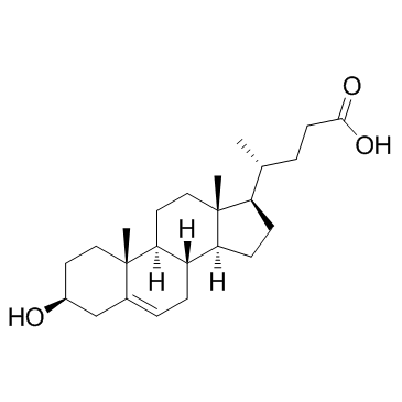 3β-羟基-Δ5-胆烯酸结构式