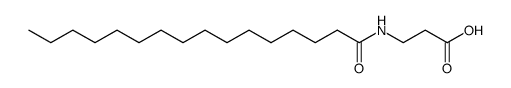 N-hexadecanoyl-β-alanine Structure
