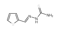 Hydrazinecarbothioamide,2-(2-thienylmethylene)- Structure