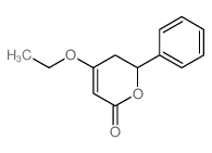 4-ethoxy-6-phenyl-5,6-dihydropyran-2-one结构式