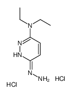 N,N-diethyl-6-hydrazinylpyridazin-3-amine,dihydrochloride Structure