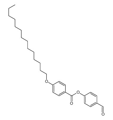 (4-formylphenyl) 4-tetradecoxybenzoate结构式
