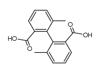 (MP)-6,6'-dimethyl[1,1'-biphenyl]-2,2'-dicarboxylic acid Structure