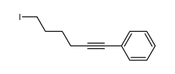 (6-iodohex-1-yn-1-yl)benzene Structure