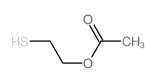 2-Mercaptoethyl acetate Structure