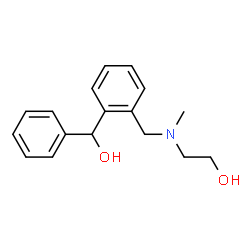 2-((2-(羟基(苯基)甲基)苄基)(甲基)氨基)乙醇结构式