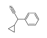 2-cyclopropyl-2-phenylacetonitrile Structure