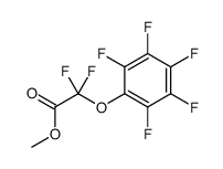 methyl 2,2-difluoro-2-(2,3,4,5,6-pentafluorophenoxy)acetate Structure