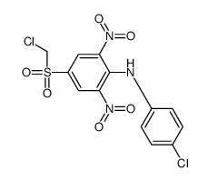 4-(chloromethylsulfonyl)-N-(4-chlorophenyl)-2,6-dinitroaniline Structure