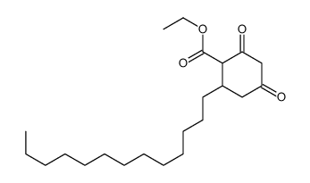 ethyl 2,4-dioxo-6-tridecylcyclohexane-1-carboxylate Structure