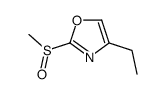 4-ethyl-2-methylsulfinyl-1,3-oxazole结构式