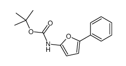 tert-butyl N-(5-phenylfuran-2-yl)carbamate结构式