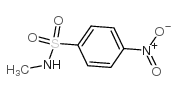 N-甲基-4-硝基苯磺酰胺结构式