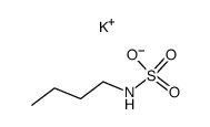 potassium N-n-butylsulfamate Structure