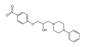 1-(4-nitrophenoxy)-3-(4-phenylpiperazin-1-yl)propan-2-ol Structure