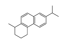 1-methyl-7-propan-2-yl-1,2,3,4-tetrahydrophenanthrene结构式