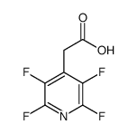 (2,3,5,6-四氟-4-吡啶基)乙酸结构式