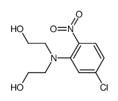2,2'-(5-chloro-2-nitro-phenylazanediyl)-bis-ethanol结构式