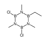 2,4-dichloro-6-ethyl-1,3,5-trimethyl-1,3,5,2,4,6-triazatriborinane Structure