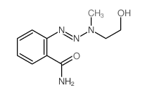 2-(2-hydroxyethyl-methyl-amino)diazenylbenzamide结构式