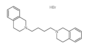 2-[4-(3,4-dihydro-1H-isoquinolin-2-yl)butyl]-3,4-dihydro-1H-isoquinoline结构式
