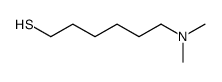 6-(dimethylamino)hexane-1-thiol结构式