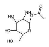 D-Mannopyranose, 2-amino-2-deoxy-, 1-acetate (9CI) Structure
