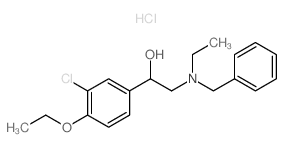 Benzenemethanol, 3-chloro-4-ethoxy-.alpha.-[[ethyl (phenylmethyl)amino]methyl]-, hydrochloride picture