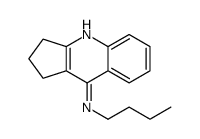 N-butyl-2,3-dihydro-1H-cyclopenta[b]quinolin-9-amine结构式