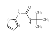 1-tert-butyl-3-(1,3-thiazol-2-yl)urea结构式
