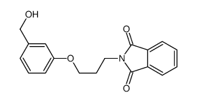 2-[3-[3-(hydroxymethyl)phenoxy]propyl]isoindole-1,3-dione结构式
