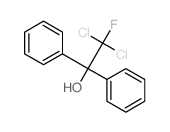2,2-dichloro-2-fluoro-1,1-diphenyl-ethanol结构式