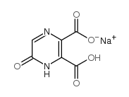 6-oxo-1,6-Dihydro-pyrazine-2,3-dicarboxylic acid monosodium salt Structure