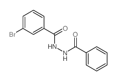 Benzoic acid, 3-bromo-, 2-benzoylhydrazide (9CI)结构式
