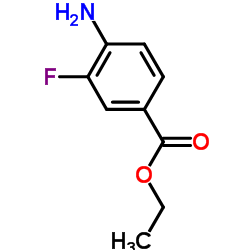 4-氨基-3-氟苯甲酸乙酯结构式