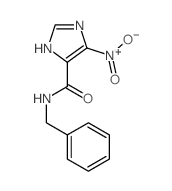 1H-Imidazole-4-carboxamide,5-nitro-N-(phenylmethyl)- Structure