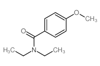 Benzamide,N,N-diethyl-4-methoxy-结构式