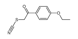 1-(4-ethoxy-phenyl)-2-thiocyanato-ethanone结构式