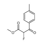 Benzenepropanoic acid, alpha-fluoro-4-methyl-beta-oxo-, methyl ester (9CI) Structure