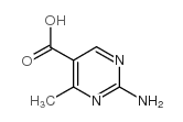 2-氨基-4-甲基嘧啶-5-甲酸结构式
