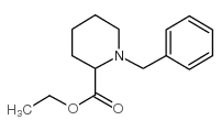 1-苄基-2-哌啶甲酸乙酯结构式